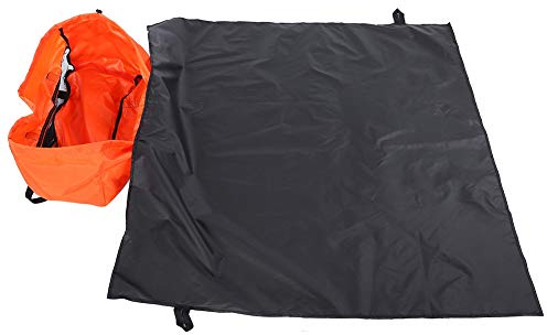 Climbing Bag Rock Climbing, Rope Bag Tarp, Rock Climbing Rope Kit Bag Folding Shoulder Strap For Outdoor Camping Hiking (Orange)