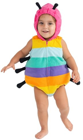 Dress Up America Beetle Costume for Babies - Färgglad Caterpillar Romper-dräkt för spädbarn