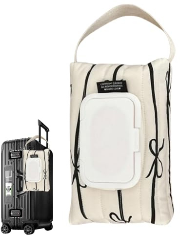 Porta Salviette Borsa In Cotone E Righe Organizer