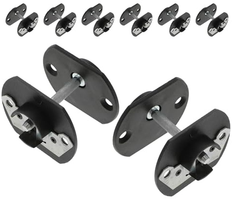 Tofficu Set 8 Connettori per Divani Componibili Staffe di Collegamento a Perno, Clip di Fissaggio per Mobili Modulari, Accessori per Unione Divani per Casa, Hotel e Appartamenti