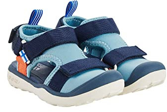 Finkid Hiekka Blau - Robuste Wasserabweisende Kinder Sandalen, Größe EU 34 - Farbe Smoke Blue - Navy