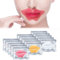 Masque pour Les Lèvres,Masques à Lèvres en Cristal de Collagène,15Pcs Masque à Lèvres,Masque à Lèvres au Collagène,Patch Lèvres Nourrissant Hydratant, Exfoliant Peau Morte, Lèvres Repulpantes