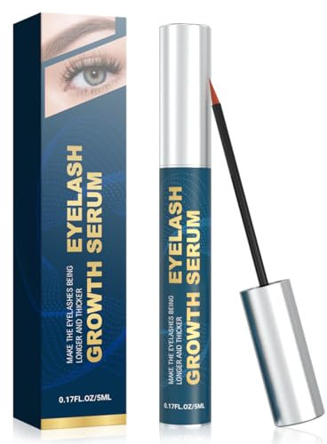 5ML Wimpernserum,Lash Serum,Wimpernserum Ohne Hormone,für Schnelleres Wimpernwachstum,Vollere und Längere Wimpern,Ideal zur Wimpernverdichtung