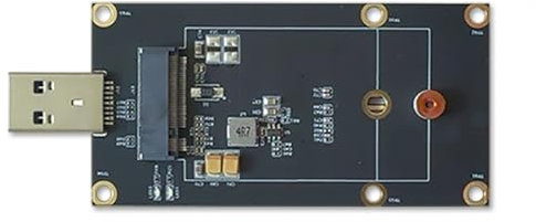 EXVIST Adaptador USB 5G LTE M.2 (NGFF) a USB 3.0 con Ranura para Tarjeta SIM, Compatible con módulos 5G LTE como Quectel RM500 y RM520N Series