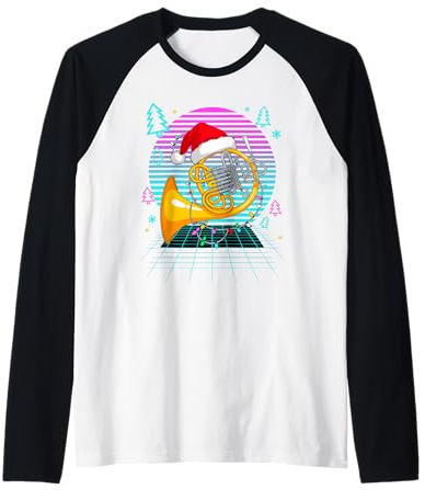 Noël Synthwave Cor D’Harmonie Corniste Manche Raglan