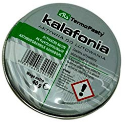 ART.AGT-034 Flux: Rosin No Clean, RMA Resin Tin 40 g AG TERMOPASTY