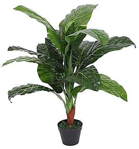 Leaf Artificial Large Leaves Tropical Plants, Colocasia, 105cm