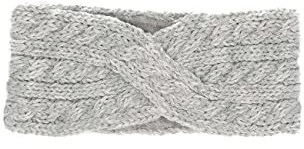 Sterntaler Baby - Mädchen Strick-stirnband Halstuch, Silber, 51/53