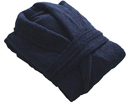 House of Emily Women's Men's 100% Turkish Cotton 400gsm Terry Towelling Shawl Collar Bathrobe Dressing Gown