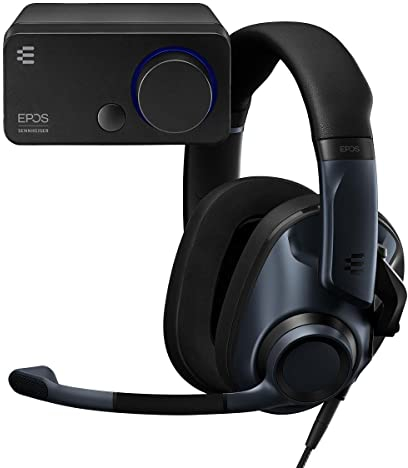 EPOS H6Pro Closed + GSX 300 Bundle - Für PC, Mac, Gaming DAC/Externe USB-Soundkarte Mit 7.1 Surround Sound, Hochauflösende Audio EQ Voreinstellungen, Schwarz