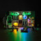 LocoLee Licht Kompatibel mit Lego Hausbanner Slytherin, Led Beleuchtungs Compatible with Lego 76410 Harry Potter Slytherin House Banner - Nur Lichter Set, Kein Modell