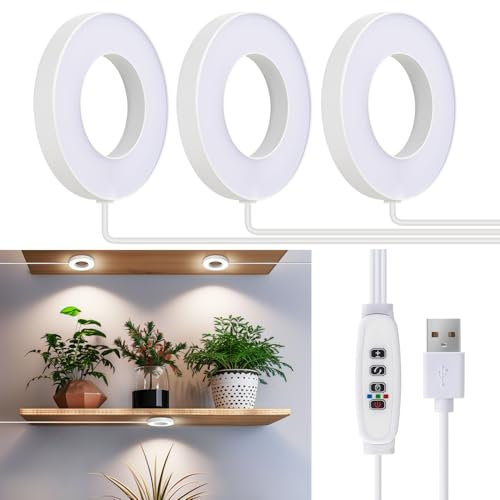 SIYOMG Lampada per Piante, Grow Light 144 LED Luce per Piante a Spettro Completo per Piante da Interno, con Timer Automatico 3/9/12H, 3 Colori, 10 Luminosità, Luci per Piante per Piccole Piante