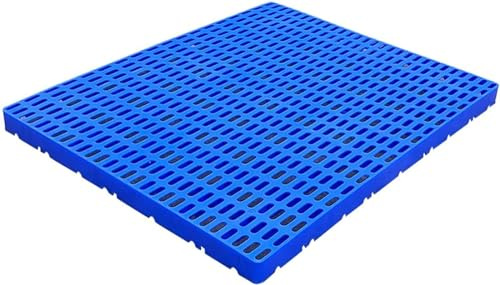 Palets de plástico de suelo Palet de almacenamient Paletas de piso livianas a prueba de humedad, plataforma de rejilla for almacenamiento en interiores y exteriores, plataforma de almacén(50x50x5cm)