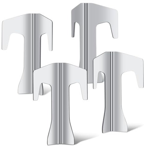 Lot de 4 Entretoises pour Plaque de Feu, Entretoises Universelles en Acier Inoxydable, Accessoire pour Plaque de Feu, Brasero, Barbecue Sphérique et BBQ Disc