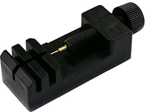 Kompakter Uhrenarmband-Entferner für Uhrenarmbänder, zum Entfernen von Verbindungsstiften und Uhrengrößen, Blau/Schwarz/Gelb