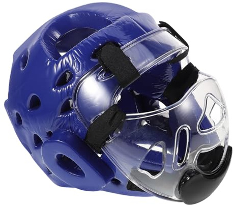 ROMISBABA Equipo de Protección con para Ventilación Transpirable y Casco Ajuste Ajustable Taekwondo Niños Adecuado para Entrenamiento y Artes Marciales