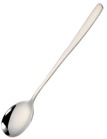 wueiooskj Soppskopa och blandningsskopor Långt skaft för restaurang Kaffeskedar Multifunktionella kaffeskedar i rostfritt stål Sockersked Tesked