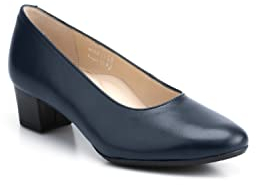 Uniform-Shoes Dunkel blau Leather Pumps für Damen Madrid 38.0 - SEDEX-Mitglied Fabrik; LWG-zertifizierte Lieferanten; Made in Portugal;