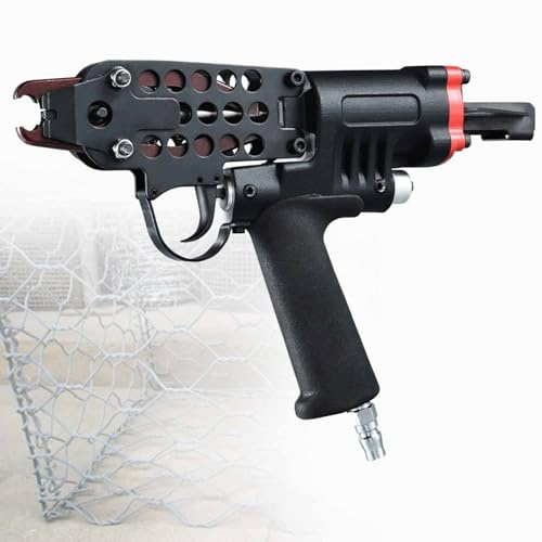 Pneumatisk Hog Ring Gun,Pneumatisk griskött ring klämma kit,Air Power Hog Ring Plier Hog Ring Staple Gun,C Ring Häftare,Hog Ring Tång Stängverktyg Pneumatic,SC760