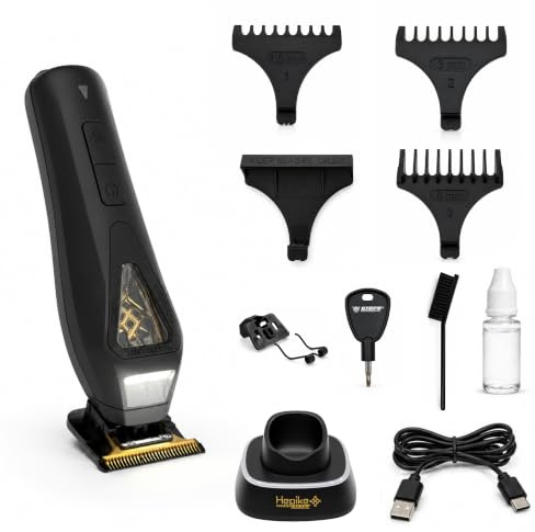 Kiepe Hepike Cordless Hair Trimmer 6361, Long-Life Lithium Battery | Powered Trimmer for Men, Haircut & Beard Grooming, Ideal for Hairdressers, Barbers & Stylists