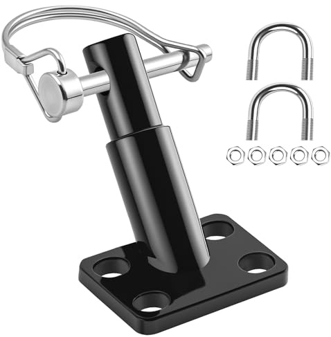 AXGG Attelage de Remorque de Vélo Universel avec Goupille de Sécurité,Fixation Remorque Universelle en Acier Alliée，Compatible Remorque Vélo Enfant Chien