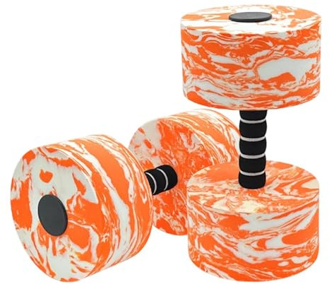 Lot De 2 Haltères Aquatiques, Haltères De Piscine Aquatique Pour Exercices De Natation, Entraînements D'aérobic, Haltère De Piscine En EVA, Équipement D'exercice De Natation Aérobic