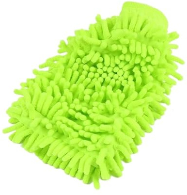 Biltvättshandske långhårig biltvätthandske, dubbelsidig, ultramjuk, tjock plysch mikrofiber dammborttagningsverktyg för hem- och fordonsrengöring