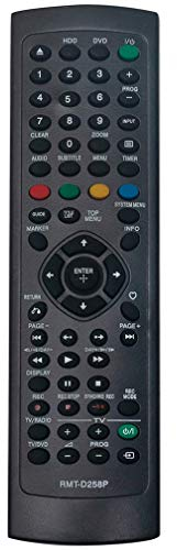 VINABTY Télécommande RMT-D258P pour Lecteur enregistreur DVD/HDD Sony RDR-DC105 RDR-DC90 RDR-DC500 RDR-DC100