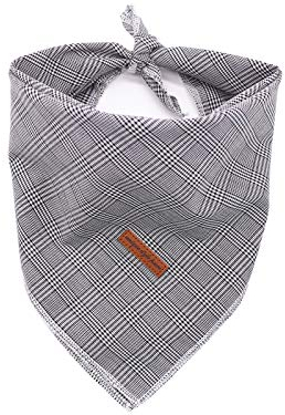 Unique style paws 1PCS Hundebandanas Waschbarer Baumwollquadrat-Latz, Verstellbarer Hundetuch für kleine mittelgroße Hunde und Katzen