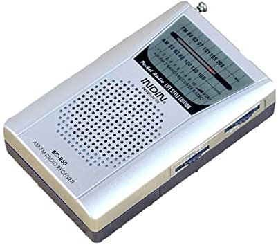 Luckxing Radio AM/FM à Piles,Poche avec antenne télescopique - Récepteur Mondial Radio Double BanAM FM extérieur avec Haut-Parleur