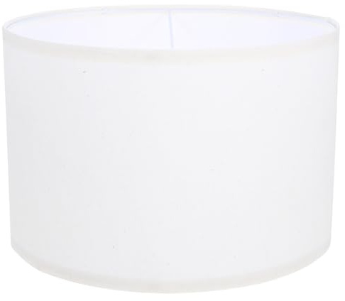 ibasenice Pantalla Cilíndrica De Lámpara De Tela Para Lámparas E27 Cubierta De Luz Decorativa Para Dormitorio Y Sala 11.81X11.81X7.87 Pulgadas Fácil Instalación Y Ambiente Cálido