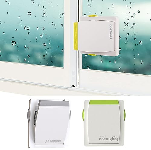 blocca finestra aperta,sicurezza finestre bambini,serrature per finestre scorrevoli di sicurezza per bambini per porte dell'armadio del patio a prova di bambino, senza strumenti di perforazione