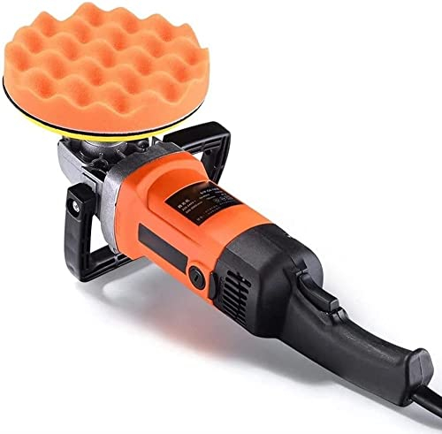 XARONF Car Polisher Set Car Beauty Polisher Tool polishing waxing Glazing Machine kit for Household Floor Repairing and polishing 6 Variable Speeds/self-Adhesive disc