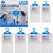 Wardrobe Dehumidifier Unscented Hanging Bags,Moisture Absorbers, Trap, Condensation, Dehumidifiers for Damp, Mould, Bedroom, Caravan, Bathroom, Basement, Office (6 pack)