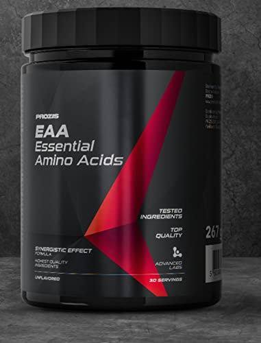 Prozìs Eaa - Essential Amino Acids 309 gr 30 Servings - Aminoacidi essenziali. Multi gusti. (300 gr, Mirtillo e Melone)