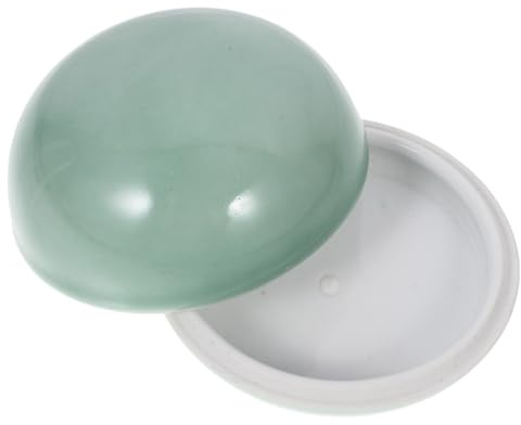 OSALADI Caja De Porcelana Caja De Pasta De Tinta Roja Duradera Diseño Simple Adorno De Escritorio