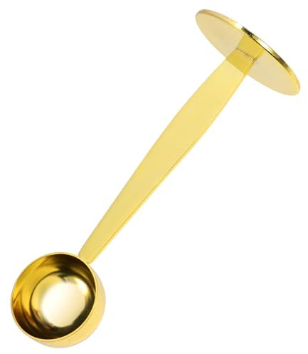 CONGARTENO Set Di Cucchiai Dosatori Per Caffè Cucchiai in Acciaio Inox Per Caffè Tè Zucchero Multiuso Fondo Pressato