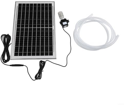 Besttoolifes Kit de filtre solaire de bassin avec pompe pour jardin, panneau submersible 10 W 9 V, système de filtration d'oxygénation en hauteur, pour petit bassin d'eau