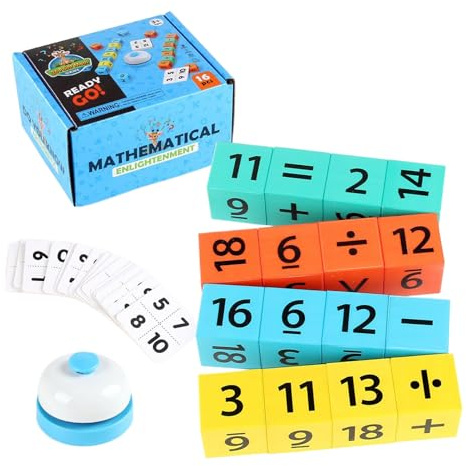 Cube Fidget Toy – Divertido y Compacto Interactivo con reconocimiento de números, Juego de correspondencia de Memoria | Chicas, niños, Padres, Amigos, hogar, Juegos de Interior, Aula, a