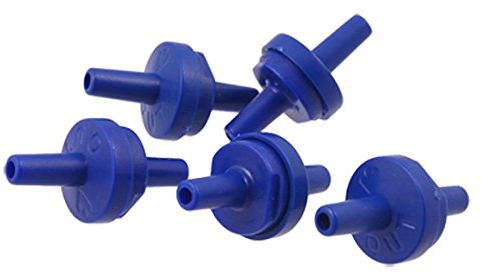 sourcing map Plastic Aquarium Non-Return Air Pump Check Valve, 5 Pieces