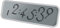 Lexon - Script Clock Large White