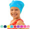 Limmys Premium Badekappe Kinder, badehaube Kinder - Langes und kurzes Haar Schwimmkappe Kinder und Badekappe für Mädchen Jungen – Hochwertige Qualität, Dehnbare & Bequeme Badekappe (L, Türkis)