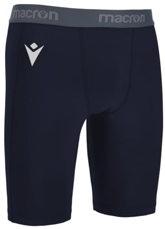 Macron Bermuda Scaldamuscoli Oak Calcio Sport Blue Navy (M)