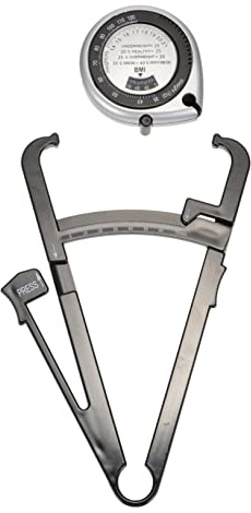COLLBATH 2piezas Medidor De Grasa Corporal y Cinta Métrica Bmi Para Controlar Pliegues Cutáneos y Composición Corporal Herramienta Precisa De Medición Para Fitness y Salud