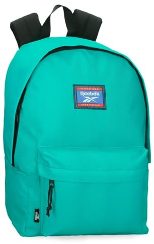 Reebok Brooklyn Colors Zaino Scuola Verde 31,5 x 45 x 15 cm Poliestere 21,26L by Joumma Bags, Verde, Taglia unica, Zaino scuola