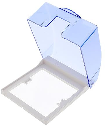 Housoutil Wasserdichter Steckdosenabdeckung Für Innen Und Außeneinsatz Transparente Schutzbox Für 1 Fach Wandsteckdose Wetterfestes Steckdosen Cover Zum Schutz Vor Spritzwasser Und