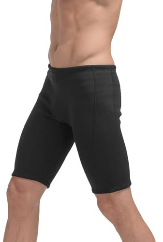 lvifloae 3mm Neopren Neopren -Neoprenanzug Shorts Herren Schwimmstämme Debshosen Wasser Sport Unterwäsche Badeanzug Bottom Männer Nasse Anzüge (L)