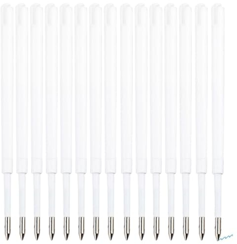 HABNI 40 Stück Kugelschreiber Minen Blau, Kugelschreiberminen 1,0mm, Länge: 9,8 cm, Austauschbare Kugelschreiberminen für Büro, Geschäft, Schule und Zuhause Schreibfarbe