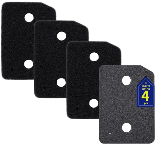 4 filtri per asciugatrice Miele T1 9164761 con pompa di calore, filtro per asciugatrice fine/grossa, filtro per Miele T1, 207 x 157 x 30 mm (correzione dopo 48 ore)