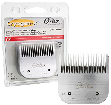 Oster 076911-146-001 Cryogen-X Replacement Blade Turbo 111, Size 3 1/2, 3 ounce